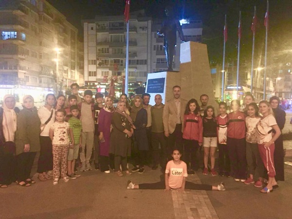 Başkan Volkan Yılmaz yolcu etti