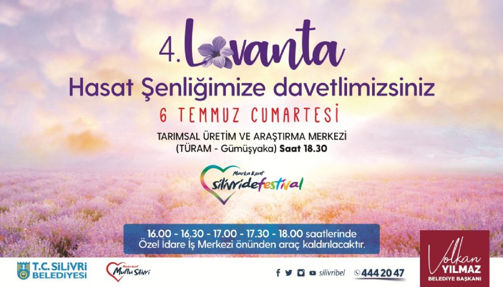 Silivri, Lavanta Hasat Şenliğine hazırlanıyor...