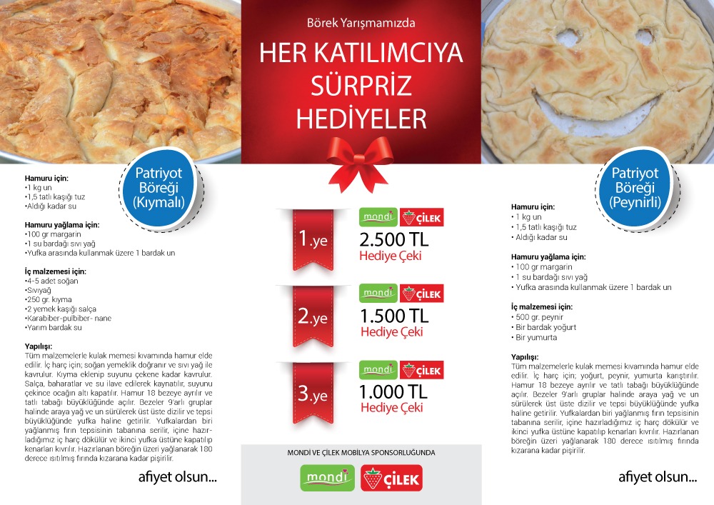 Silivri Börek Festivali, 7 Temmuz’da