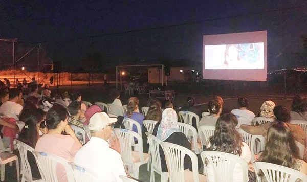 Açık havada sinema keyfi