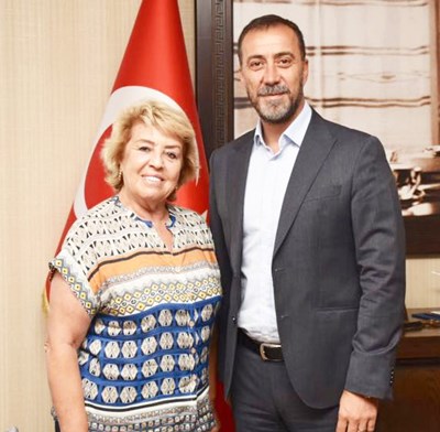 Jale Silivrili’den Başkan Yılmaz’a ziyaret