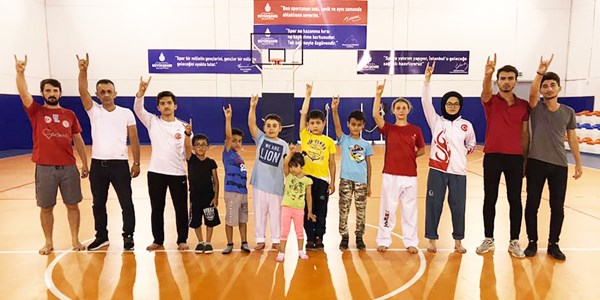 Ülkücülere taekwando kursu