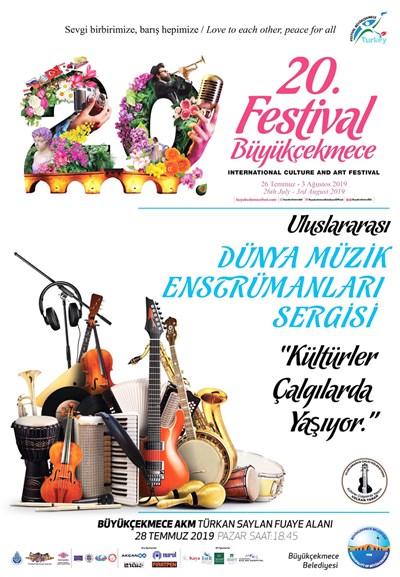 Yaran’ın Uluslararası Çalgı Koleksiyonu  20. Büyükçemece Festivali’nde sergilenecek