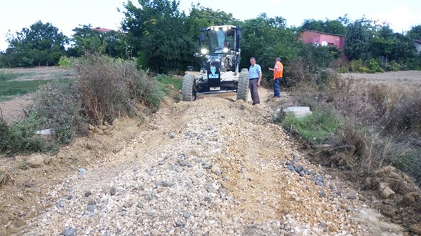 Zemin sağlamlaştırma ve  yol genişlemesi için teşekkür