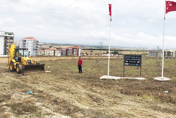 Şehidimizin korusuna bakım