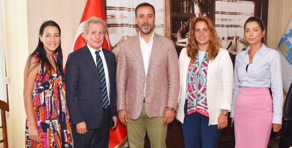 Yılmaz, Sarten yetkilileriyle buluştu