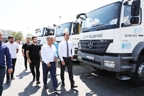 Temizlik İşleri şantiyesinde inceleme