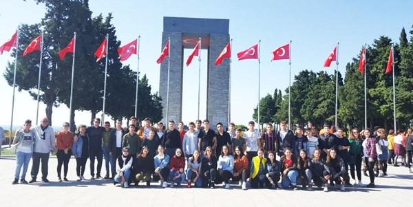 TÜRAM Lisesi öğrencileri Çanakkale’de