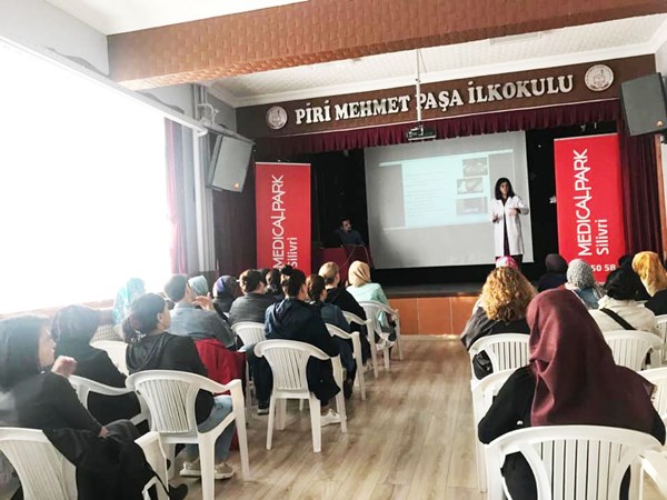 Piri Paşa İlkokulu velilerine sağlık semineri