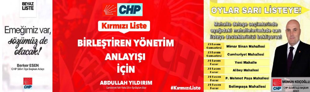 CHP’de delege seçim heyecanı sürüyor