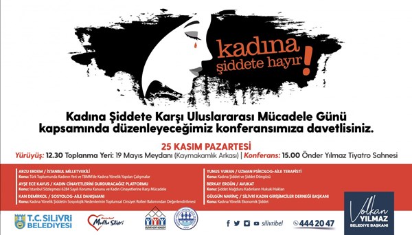 Silivri’de “KADINA YÖNELİK ŞİDDETE HAYIR” programı