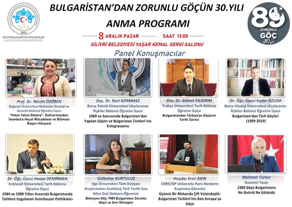 Bulgaristan Zorunlu Göçünün 30. yılında anma programı