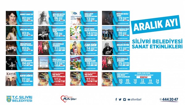 Aralık ayı kültür sanat etkinlikleri başlıyor