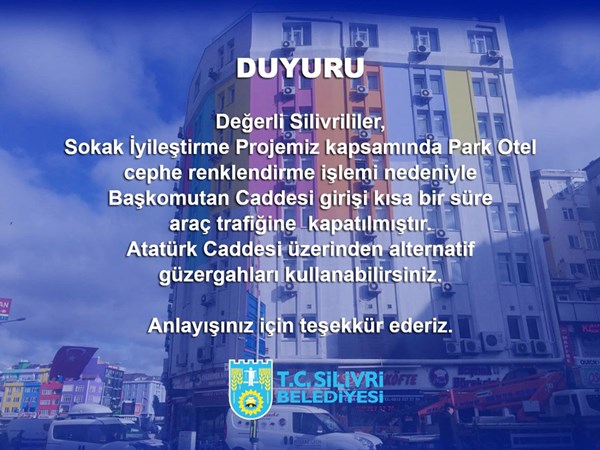 Silivri Belediyesinden duyuru