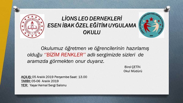 Özel çocukların emekleri sergilenecek