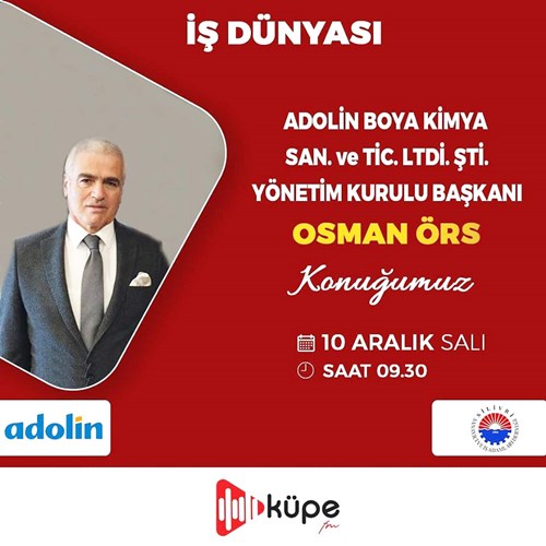 KÜPE FM, Osman Örs’ü konuk edecek