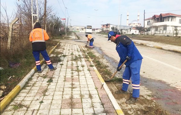 Temizlik işleri aralıksız sürüyor