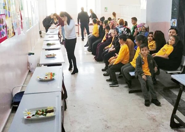 Çoğal İlkokulu’nda Sağlıklı Kahvaltı tabakları yarıştı
