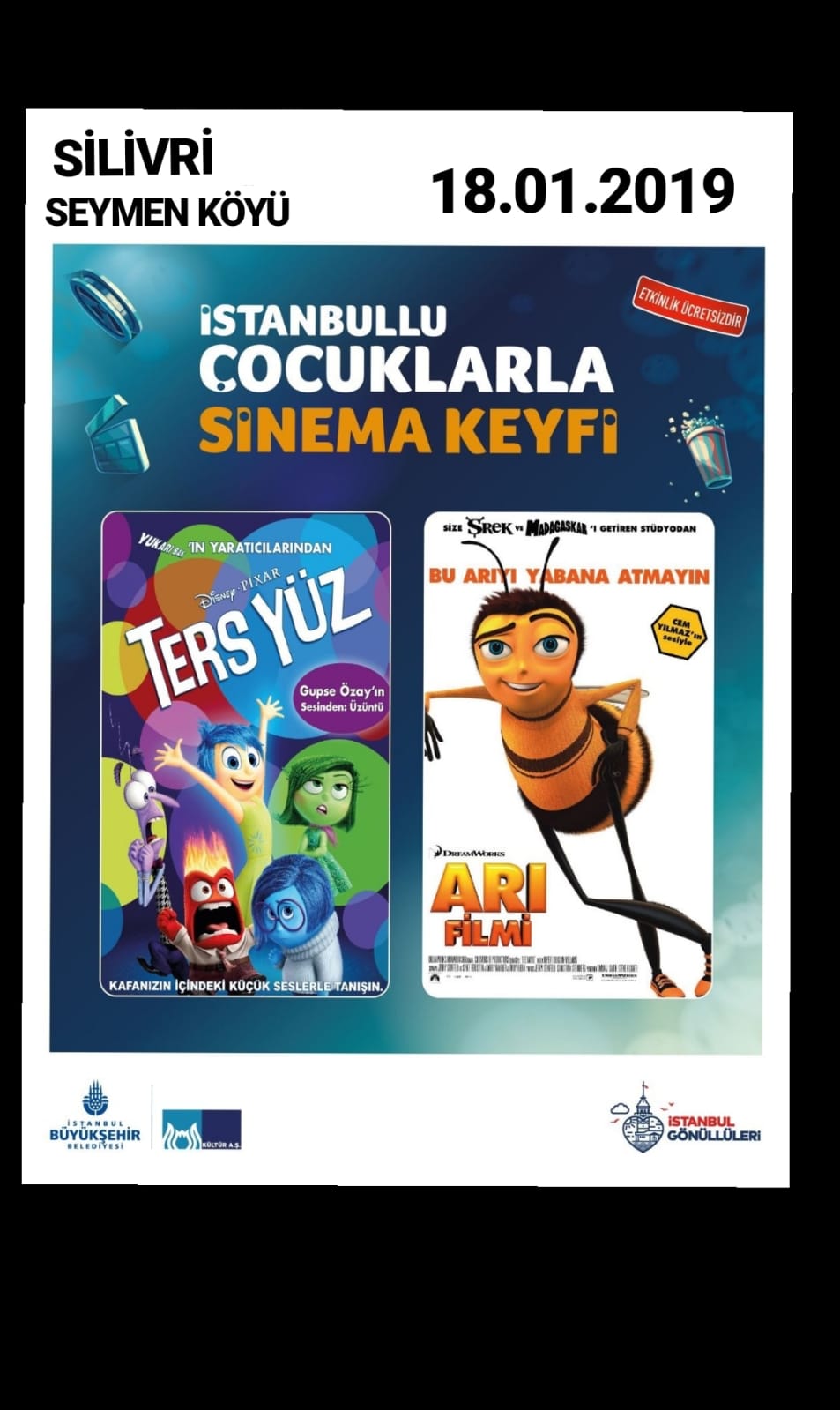 Silivrili Çocuklara sinema keyfi