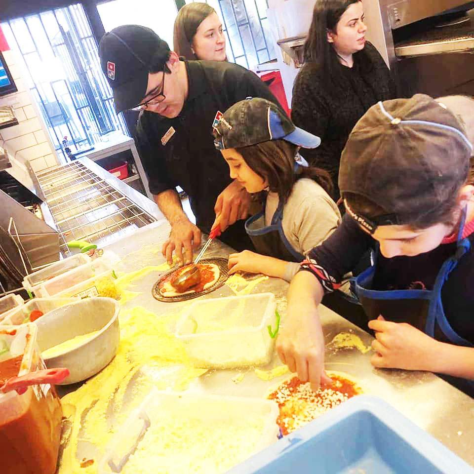 Silivri Özel Eğitim öğrencilerinin pizza deneyimi
