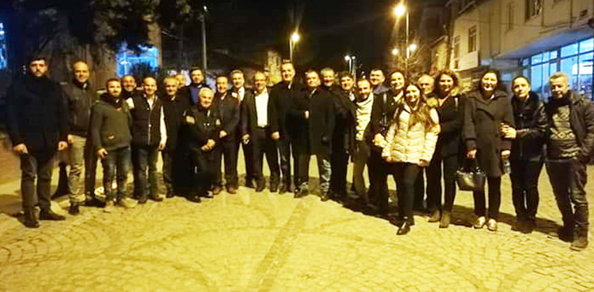 Değirmenköy delegelerine teşekkür ziyareti