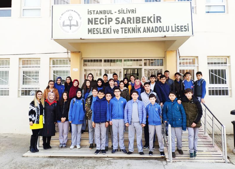 Sarıbekir Lisesi’ni ziyaret ettiler