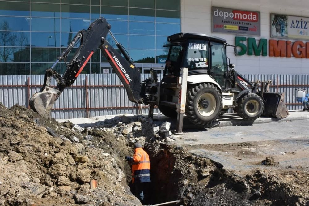 Asansörlü üst geçit yapımına başlandı