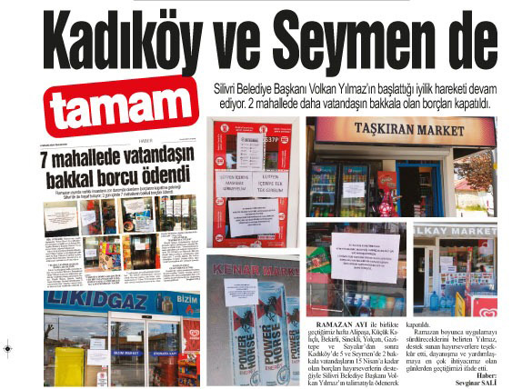 Kadıköy ve Seymen de tamam