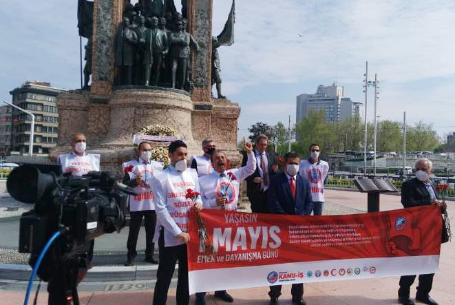 Eğitim İş 1 Mayıs’ta Taksim’deydi