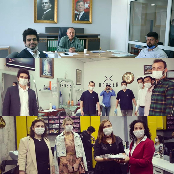 Gelecek kurmaylarından hijyen desteği