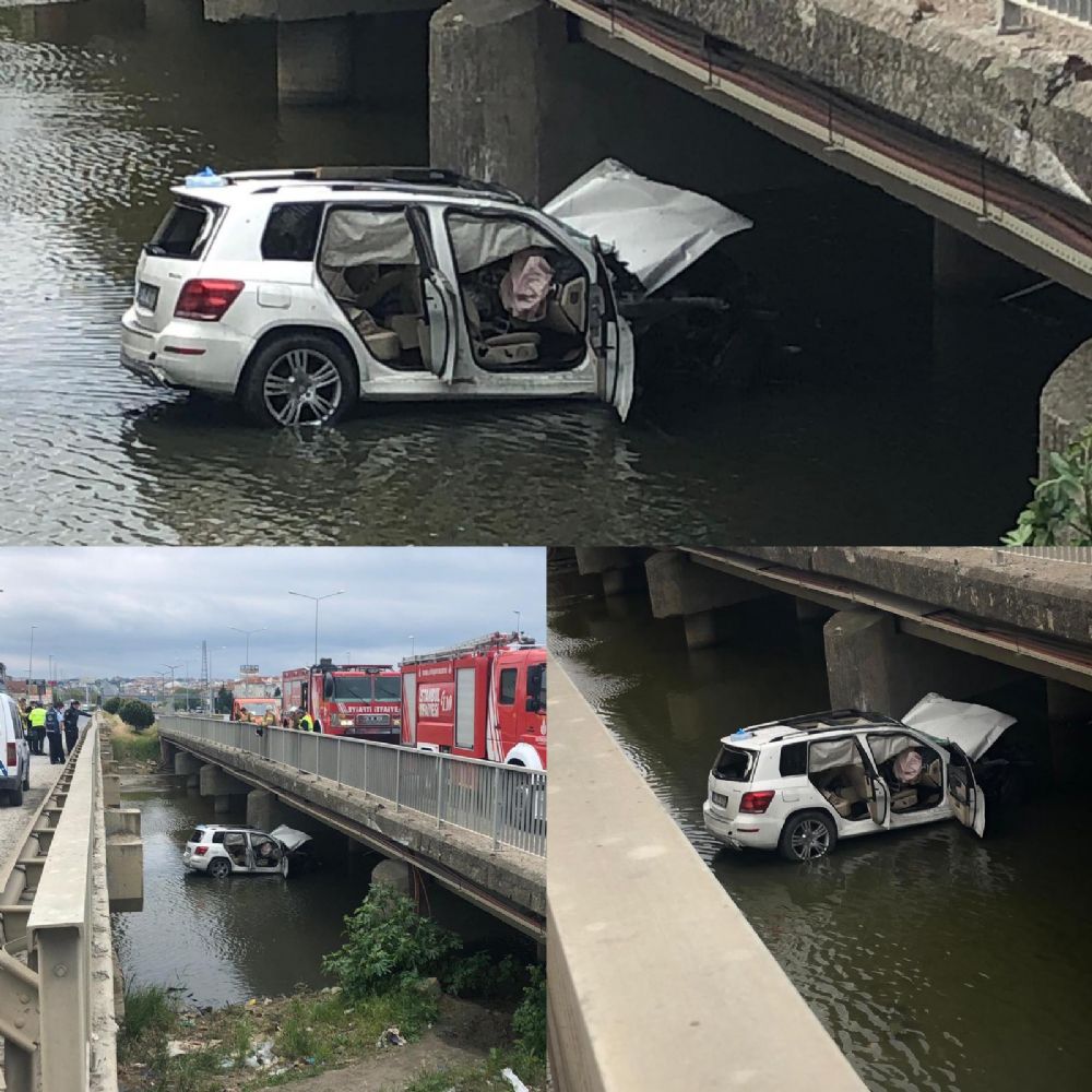 Köprüden dereye düşen araçta bir kişi hayatını kaybetti