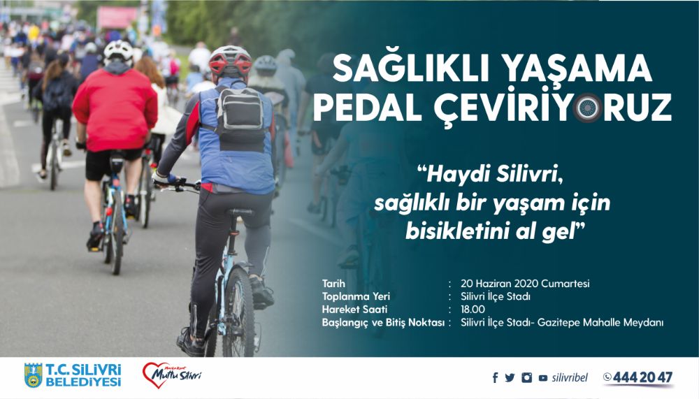 Silivri Belediyesi bisiklet turu düzenliyor