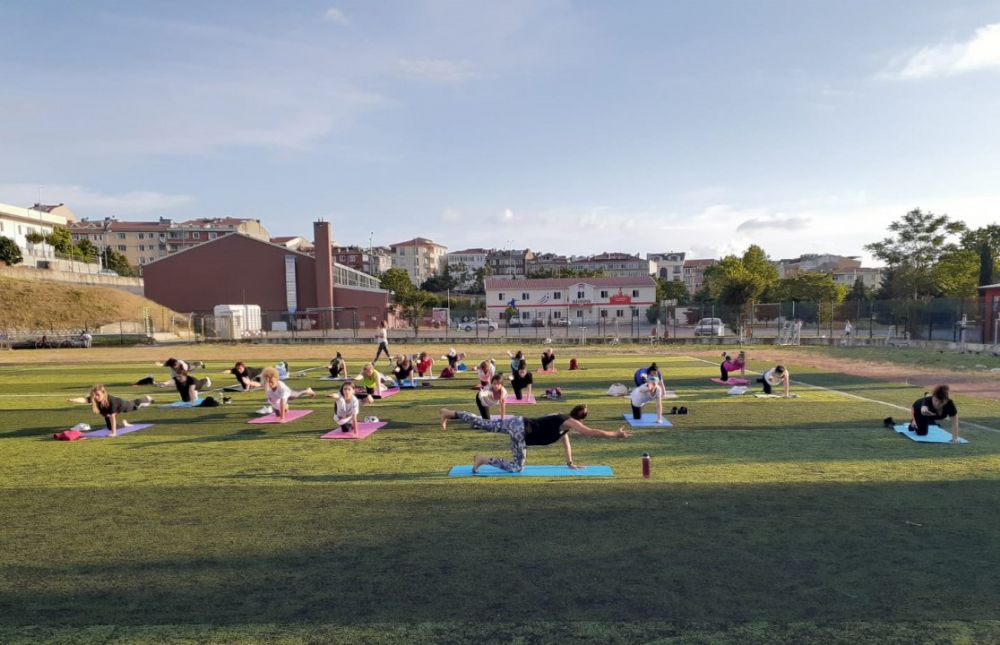 Açık hava spor etkinlikleri yoğun ilgi görüyor