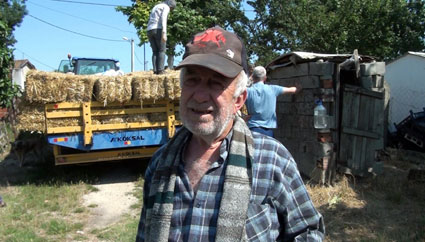 Silivri’de saman desteği çiftçinin yüzünü güldürüyor