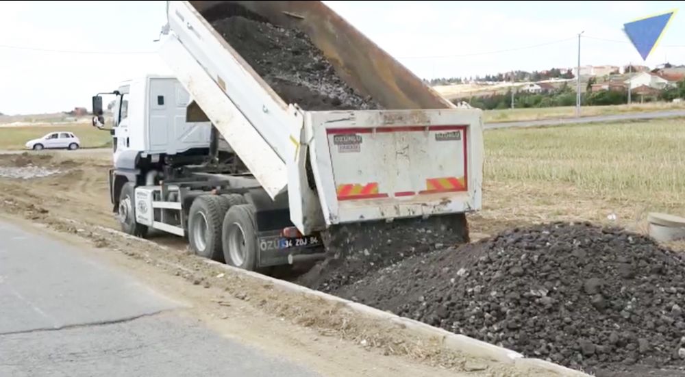 Çağdaşkent yoluna iyileştirme