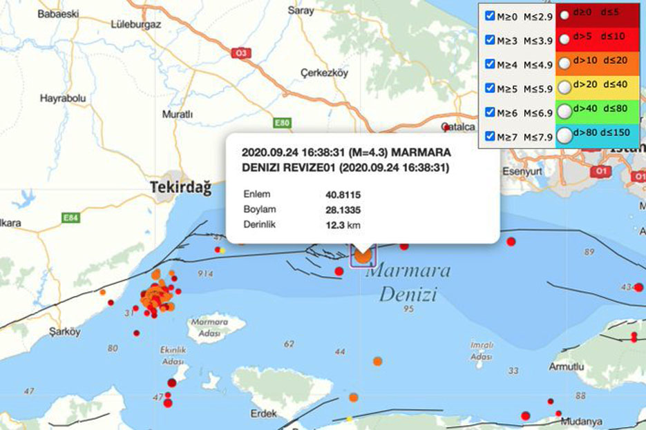 Deprem, yıldönümünde kendini hatırlattı