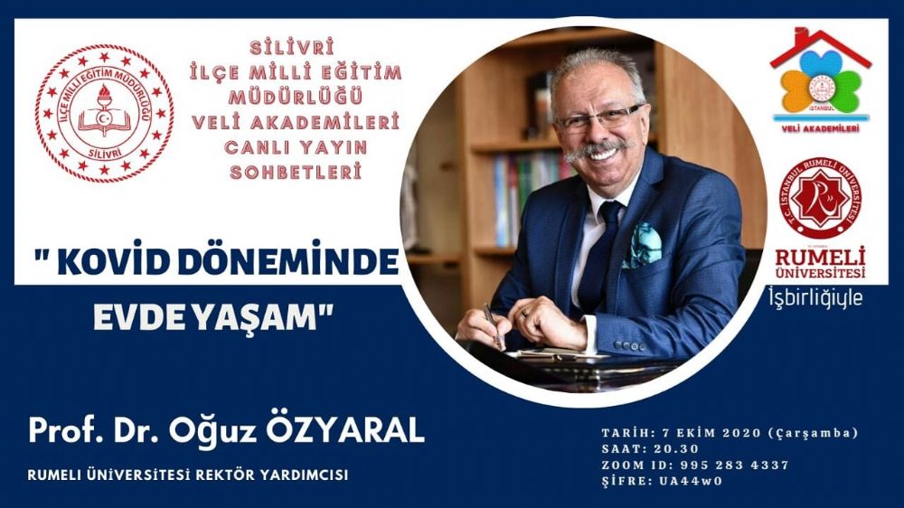 Prof. Dr. Özyaral, “Kovid döneminde evde yaşam”ı anlatacak