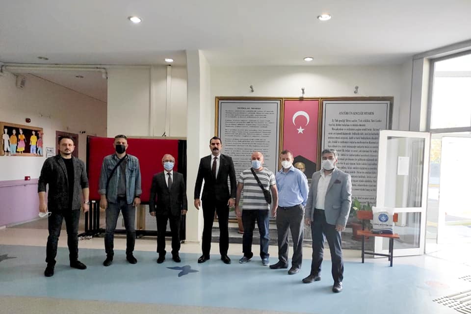 Türk Eğitim Senli yetkililerden meslektaşlarına ziyaret