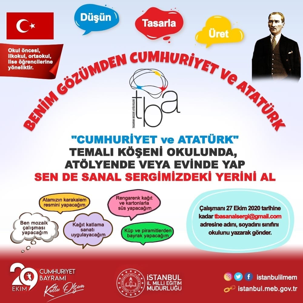 Cumhuriyet ve Atatürk temalı sanal sergi