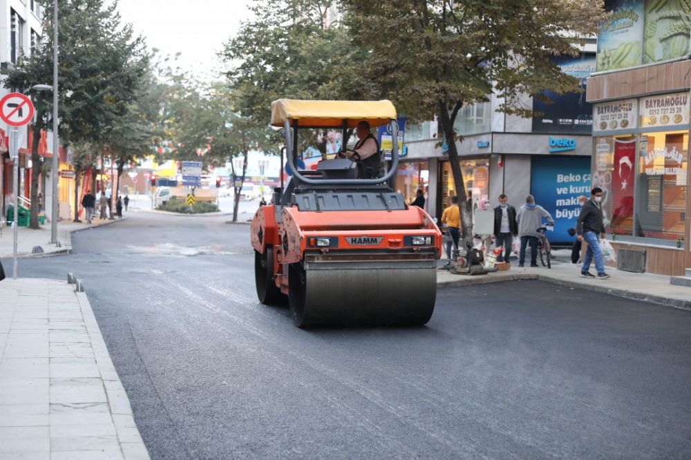 Hacı Pervane Caddesi baştan sona yenilendi