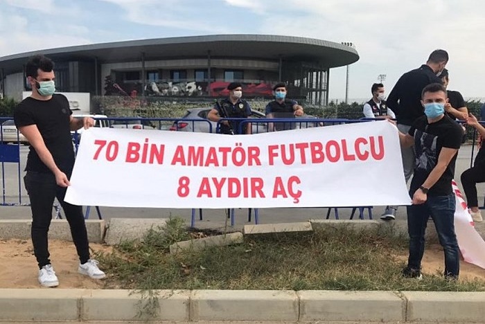 Amatör futbolcuların isyanı sosyal medyada gündem oldu