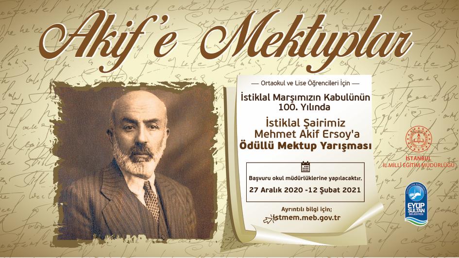 Akif’e Mektup Yarışması düzenleniyor