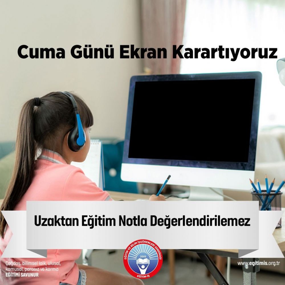 Eğitim İş: Uzaktan Eğitim notla değerlendirilemez