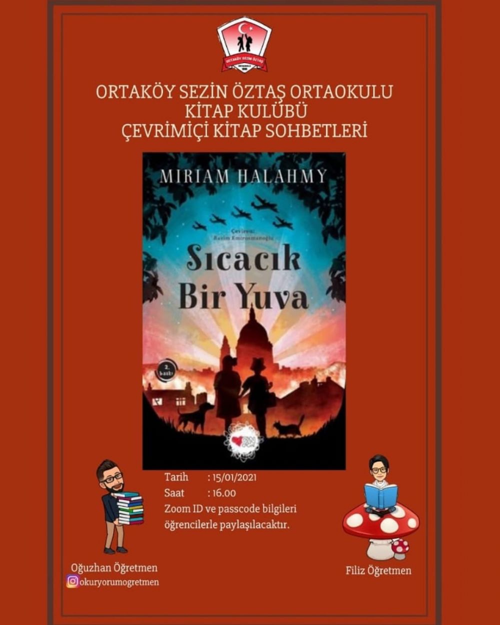 Sezin Öztaş Ortaokulu 6. sınıflar kitap sohbetinde buluştu