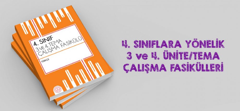 İlkokul 4. Sınıf öğrencileri için yeni çalışma fasikülleri yayımlandı