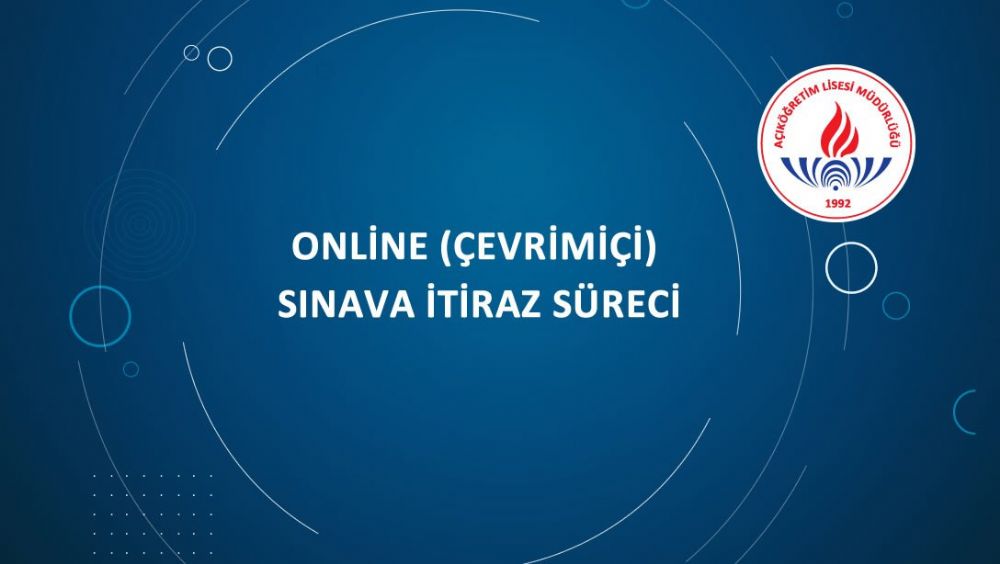 Çevrimiçi Sınava İtiraz Süreci