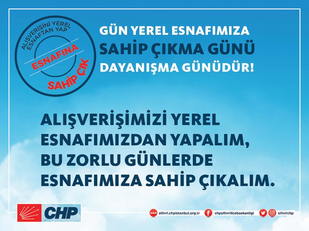 CHP’den yerel esnafa destek çağrısı