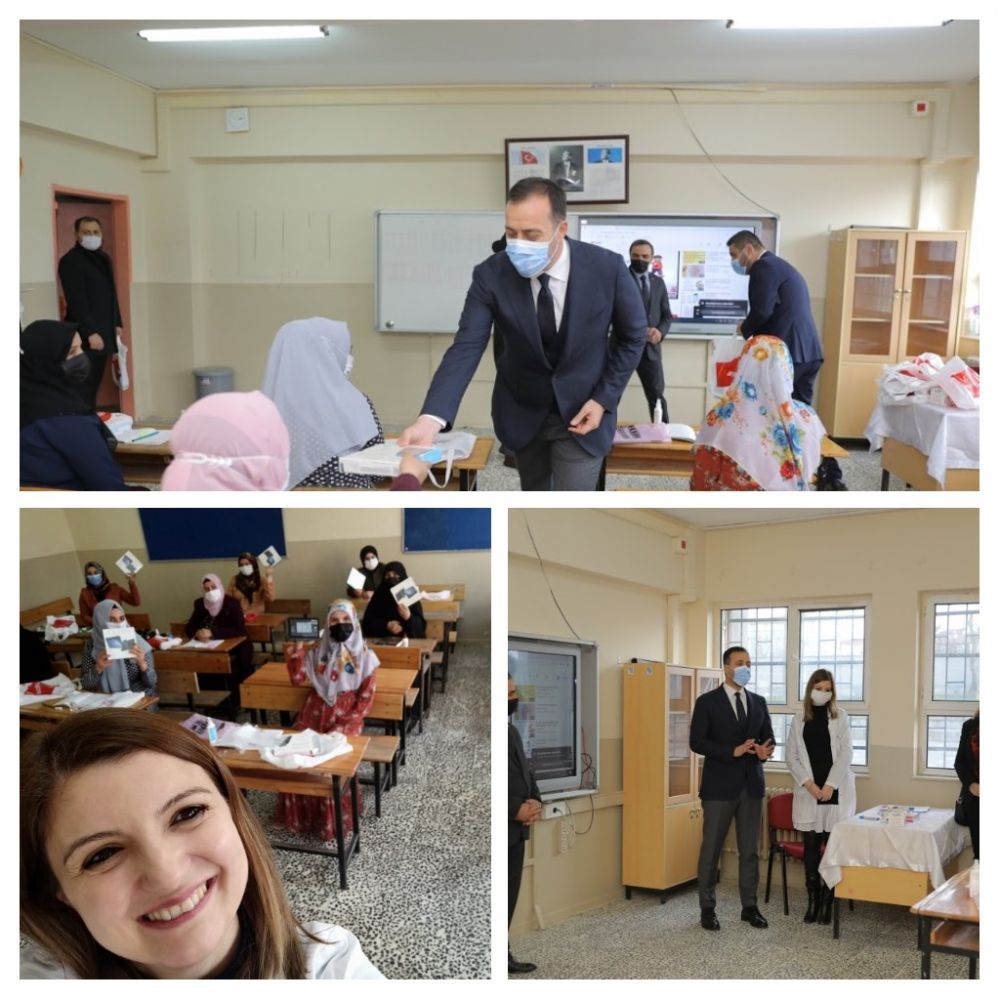 Başkan Yılmaz’dan Okuma Yazma Kursuna katılan velilere sürpriz ziyaret