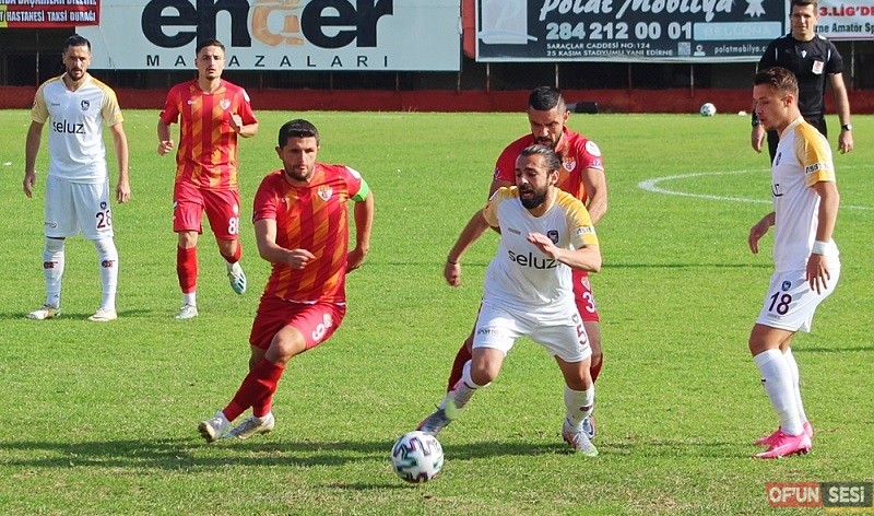 Edirnespor, Ofspor karşısında uzatmada 1-1 kaldı