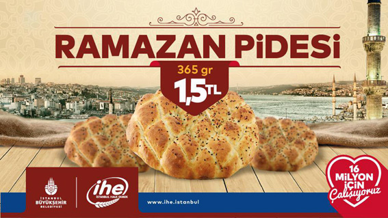 İBB pidesinde gramaj aynı fiyat 1,5 lira